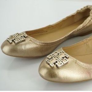 Tory Burch Melinda Flat Gold